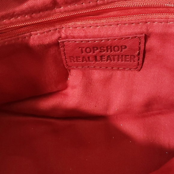 TopShop Red Shoulder Bag - Picture 6 of 9